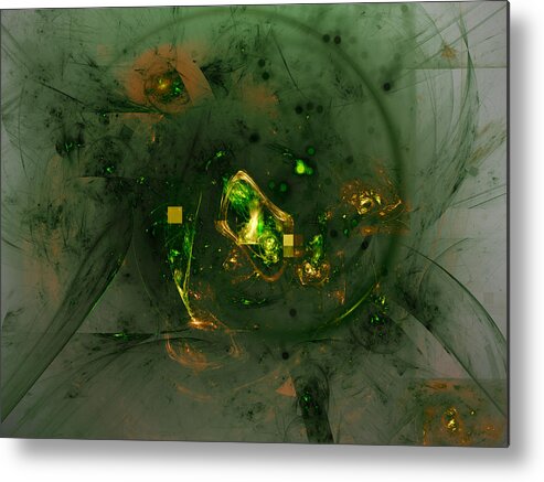 Art Metal Print featuring the digital art You Might Think by Jeff Iverson