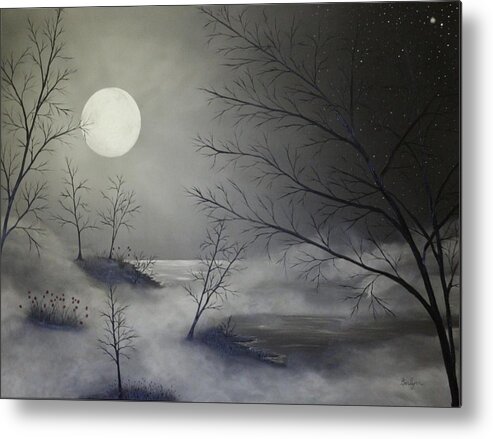 Landscape Metal Print featuring the painting Chocolate Dreams by Berlynn