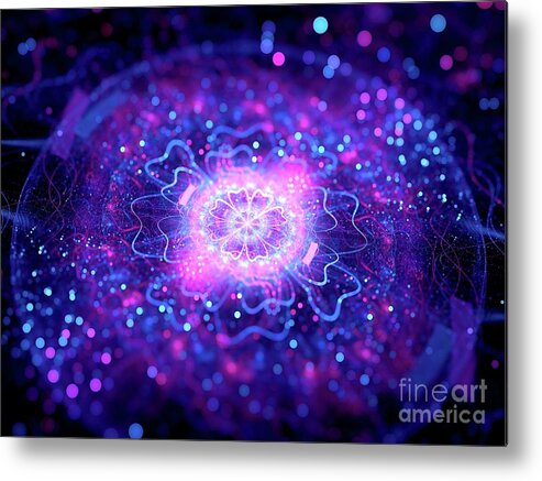 Collision Metal Print featuring the photograph Higgs Boson #1 by Sakkmesterke/science Photo Library