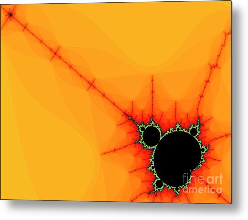 Artwork Metal Print featuring the photograph Mandelbrot Fractal by Laguna Design/science Photo Library