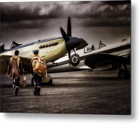 Raf Metal Print featuring the photograph Pilots To Your Planes #1 by Lee Kershaw