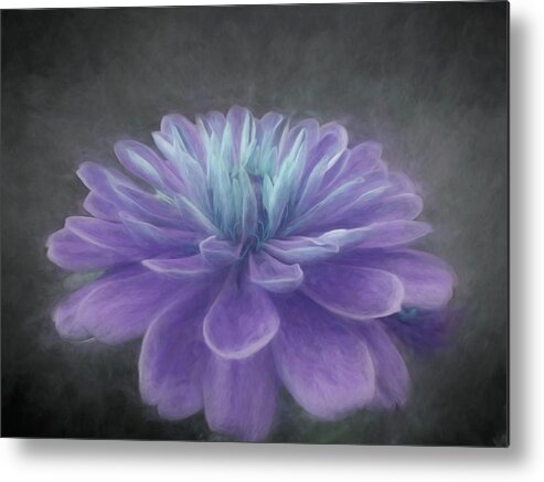 Purple Passion Metal Print featuring the painting Purple Passion #1 by Heather Buechel