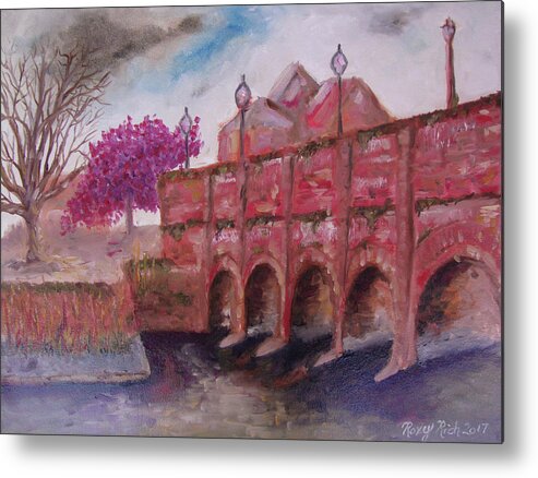 Stratford Upon Avon Metal Print featuring the painting Stratford upon Avon by Roxy Rich