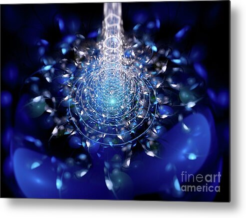 Time Metal Print featuring the photograph Time Travel #4 by Sakkmesterke/science Photo Library