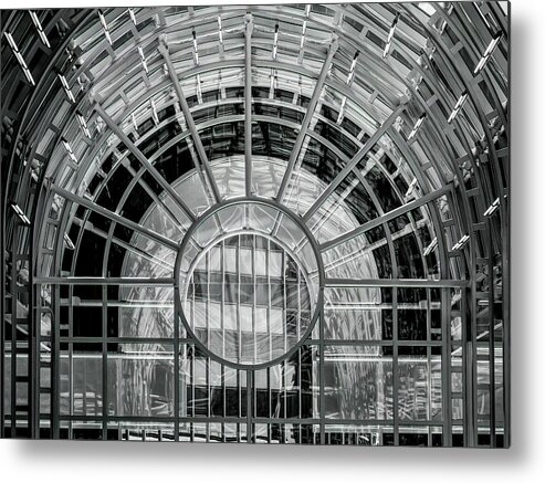 Architecture Metal Print featuring the photograph Concentric by Kristine Hinrichs