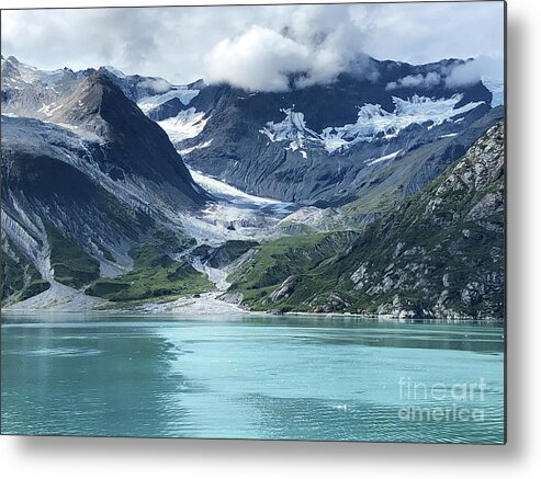 Mountains Metal Print featuring the photograph Alaska Glacier by Jeanette French