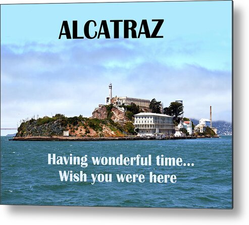 Alcatraz Island Metal Print featuring the digital art Alcatraz by Long Shot