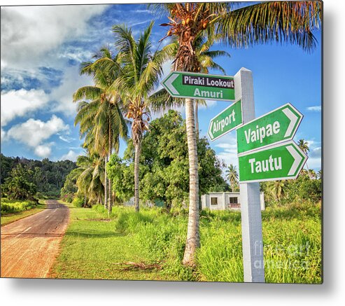 Roads Metal Print featuring the photograph All Roads Lead to Paradise by Becqi Sherman