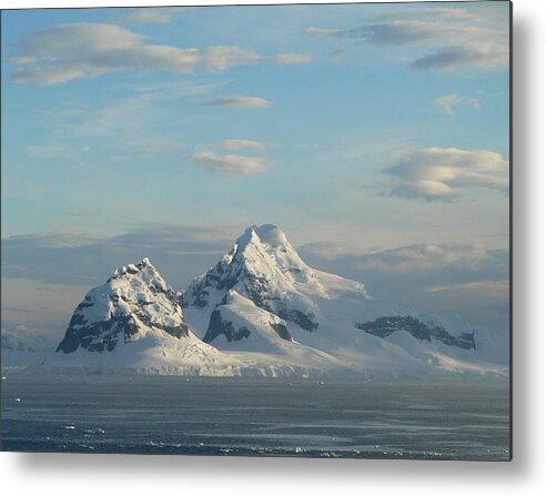 Scenics Metal Print featuring the photograph Antarctica Lemaire Channel by Photo, David Curtis
