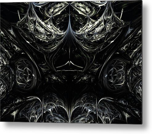 Armor Metal Print featuring the digital art Armor #3 by Bernie Sirelson