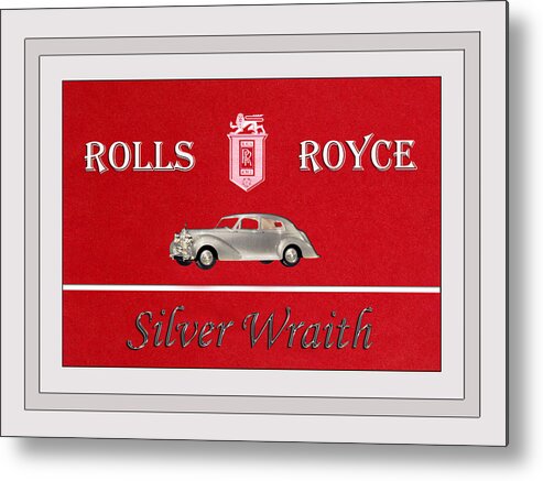 Rolls Royce Silver Wraith Metal Print featuring the photograph Automotive Art 190 by Andrew Fare