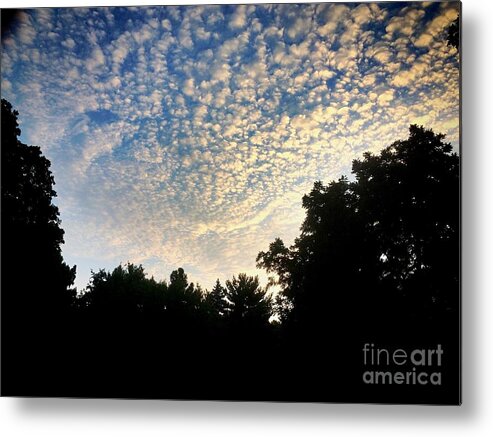 Weather Metal Print featuring the photograph Baby Clouds by Frank J Casella