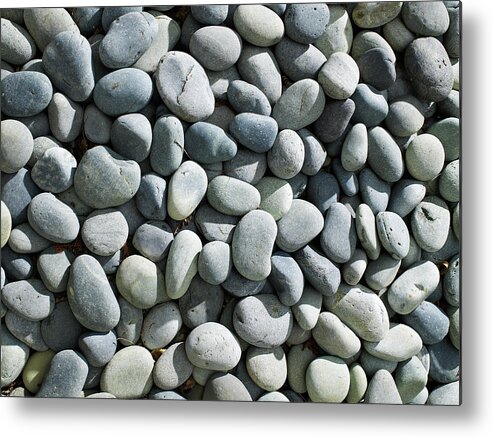 Bellingham Metal Print featuring the photograph Background Of Gray Stones by Ryan Mcvay