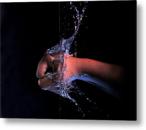 Splash Metal Print featuring the photograph Breakthru by Muhammad Munir