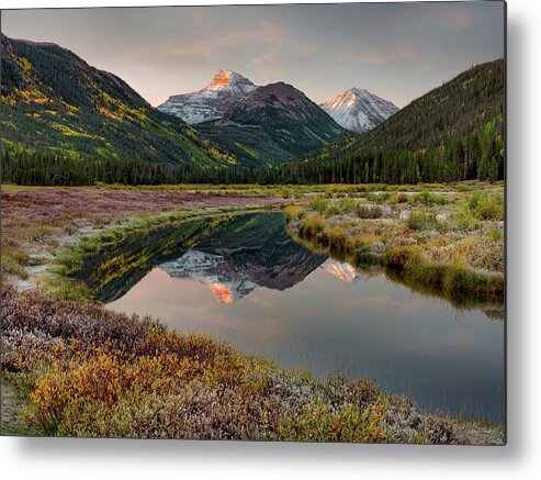 Altitude Metal Print featuring the photograph Christmas Meadows Autumn by Leland D Howard