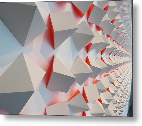 Chromoplastic Metal Print featuring the photograph Chromoplastic Mural by Keith Stokes