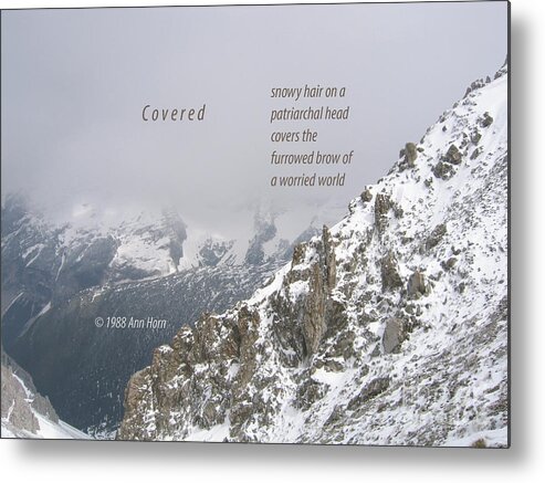 Mountains Metal Print featuring the photograph Covered by Ann Horn