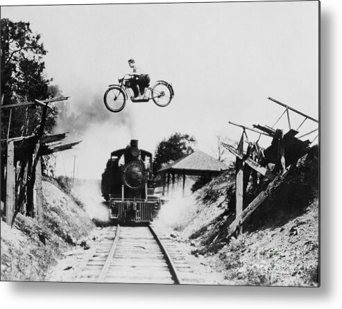 Country Metal Print featuring the photograph Dangerous Crossing by Everett Collection