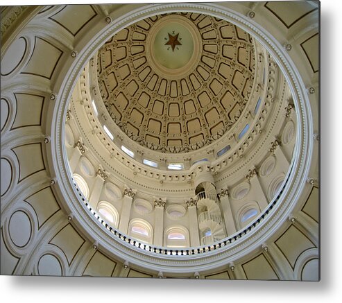 Ceiling Metal Print featuring the photograph Dome State Capital Building by Jason's Travel Photography