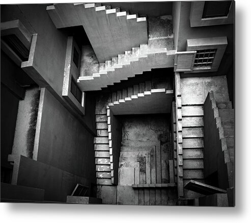 Building Metal Print featuring the photograph Escher Lives Here by Anto Camacho