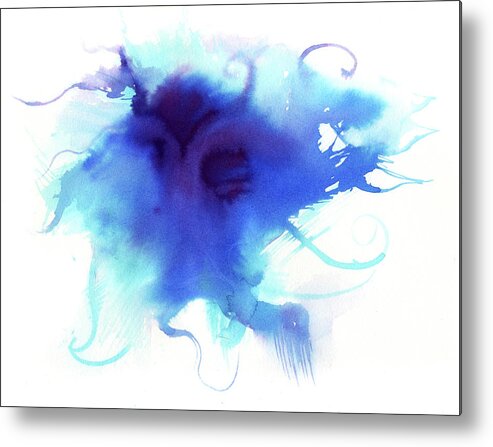 Art Metal Print featuring the digital art Eyes Closed by Stereohype