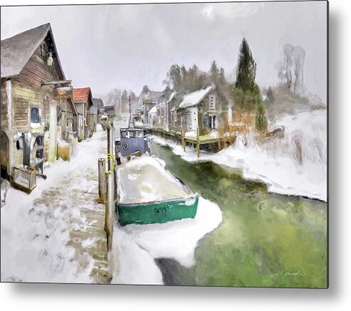 Fishtown Metal Print featuring the painting Fishtown by Joel Smith