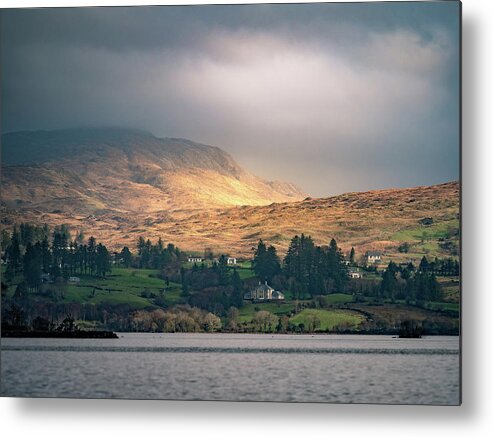 Cloud Metal Print featuring the photograph Hills of Donegal - Ireland - Landscape photography by Giuseppe Milo