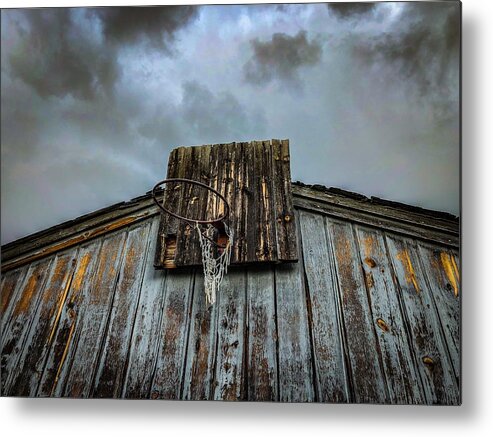 Basketball Hoop Metal Print featuring the photograph Hoop Dreams by Kevin Schwalbe