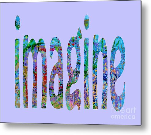 Imagine Metal Print featuring the painting Imagine 1006 by Corinne Carroll