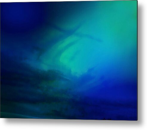 Abstract Metal Print featuring the photograph Impending by Judy Kennedy