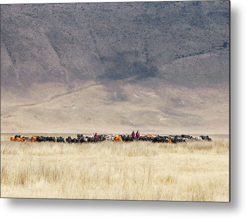 Masai Metal Print featuring the photograph Incredible Maasai by Mathilde Guillemot