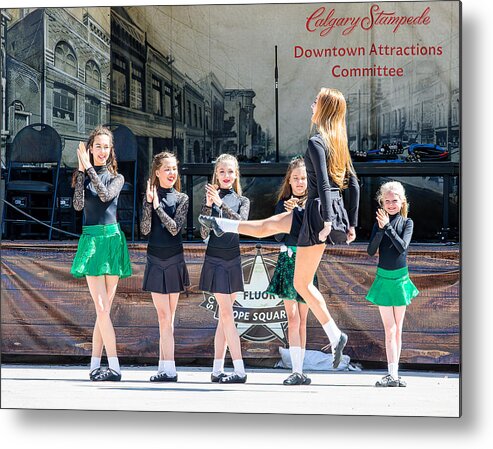 Dancers Metal Print featuring the photograph Irish Dancers by Ugur Erkmen