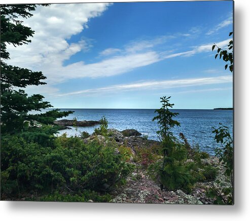 Lake Metal Print featuring the photograph Lake Superior North Shore by Sandra J's