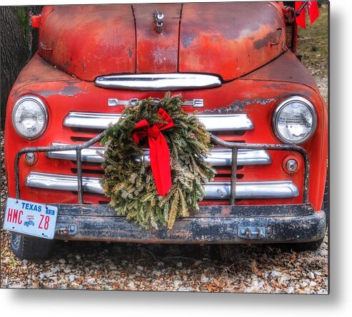 Texas Metal Print featuring the photograph Merry Christmas Texas by Gia Marie Houck