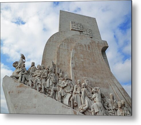 Monument Metal Print featuring the photograph Monument to the Discoveries, Belem, Portugal by Pema Hou