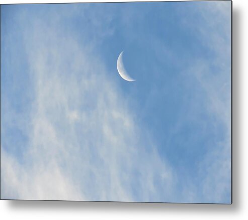 Arizona Metal Print featuring the photograph Moon in Libra - Crescent Farewell by Judy Kennedy