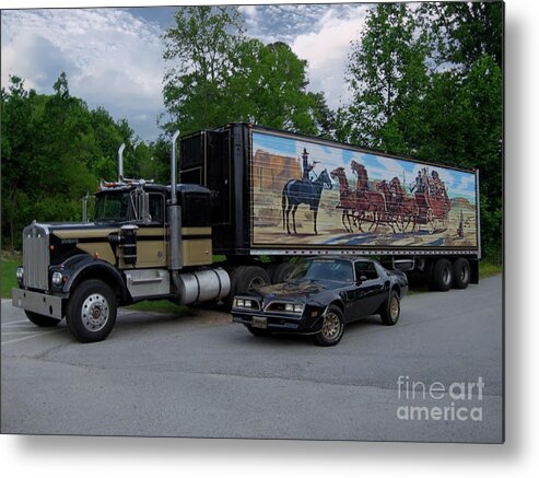 Smokey And Bandit Metal Print featuring the photograph Movie Icon - Smokey and Bandit by Dale Powell