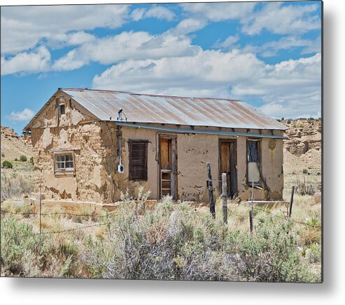 Cabezon Metal Print featuring the photograph Old Building 2 by Segura Shaw Photography