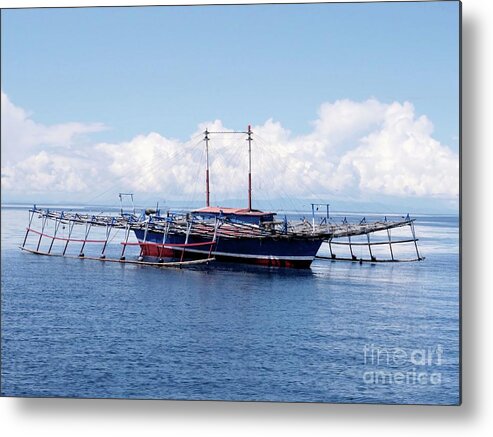 Nobody Metal Print featuring the photograph Outrigger Fishing Platform by Sinclair Stammers/science Photo Library