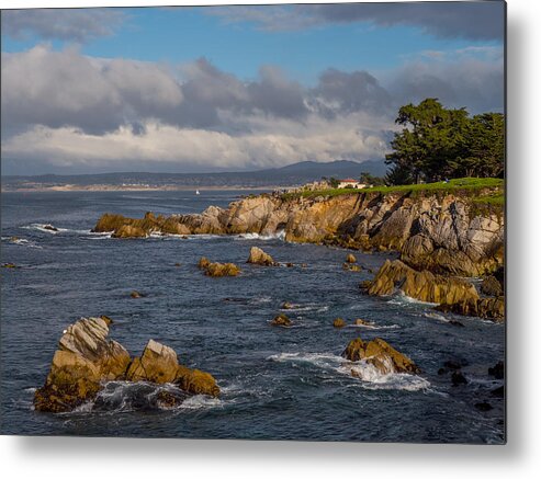 Pacific Grove Metal Print featuring the photograph Pacific Grove Coastline by Derek Dean