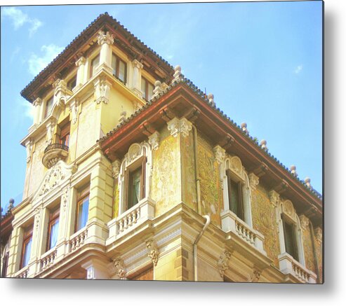 Architecture Metal Print featuring the photograph Painted House by JAMART Photography