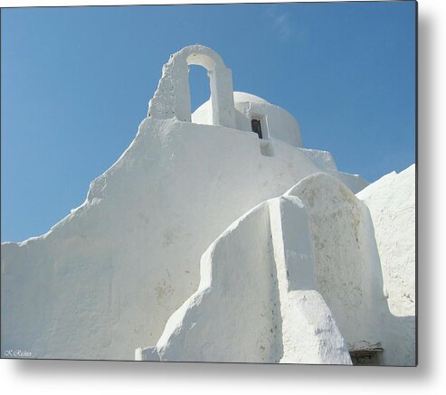 Greek Metal Print featuring the photograph Paraportiani Church by Keiko Richter