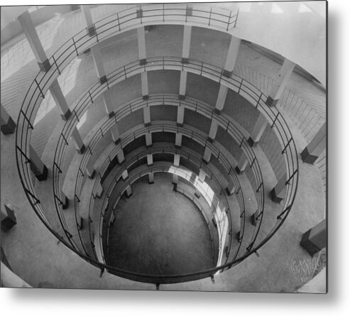 Architectural Feature Metal Print featuring the photograph Parking Spiral by General Photographic Agency