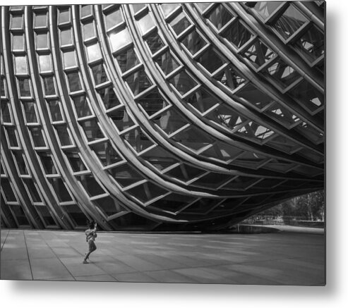 Architecture Metal Print featuring the photograph Phoenix Center by Richard Huang