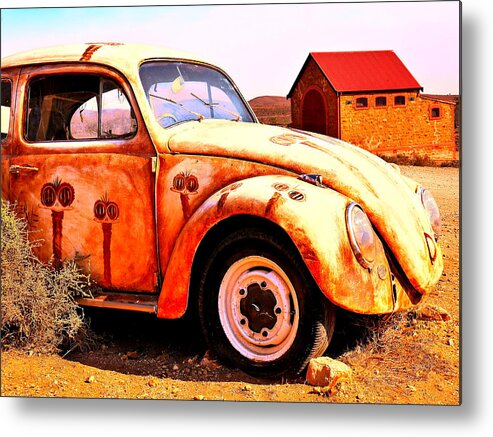Outback Metal Print featuring the photograph Quirky Cars of The Outback #3 by Lexa Harpell