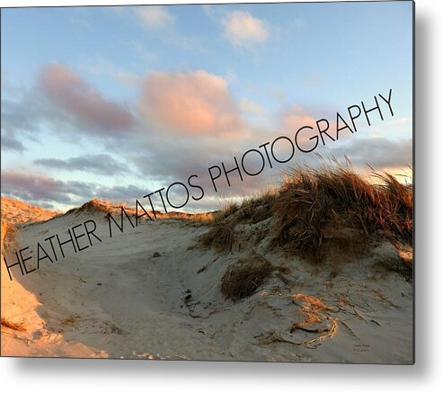 Sand Dunes Metal Print featuring the photograph Sand Dunes and Clouds by Heather M Photography