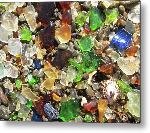 Sea Glass Metal Print featuring the photograph Sea Glass by Shane Kelly