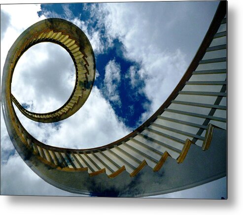 Shaker Village Metal Print featuring the photograph Shaker Spiral Heavenward by Mike McBrayer
