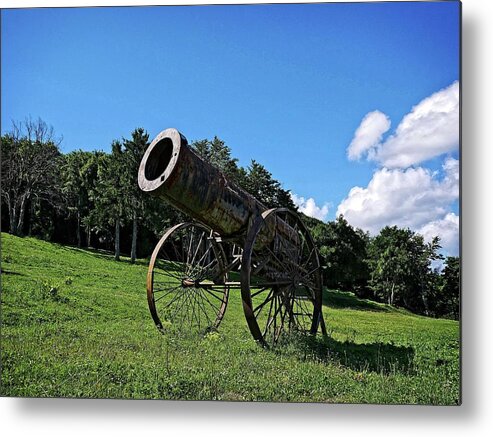 Cannon Metal Print featuring the photograph Shipka Pass cannon by Martin Smith