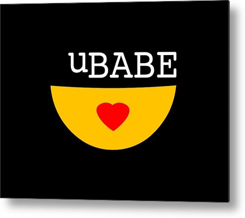 Ubabe Smile Metal Print featuring the digital art Smile Style by Ubabe Style
